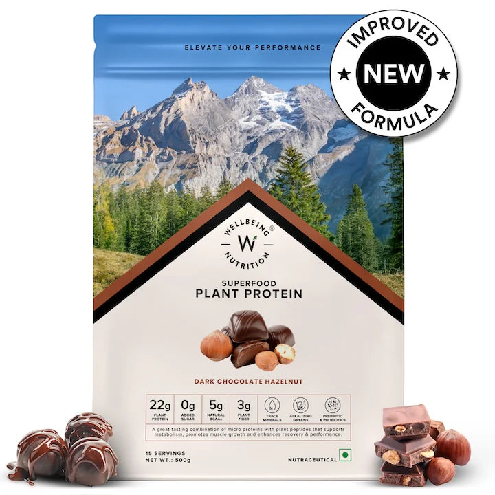 Vegan Protein - Dark Chocolate Hazelnut (500 Gms)