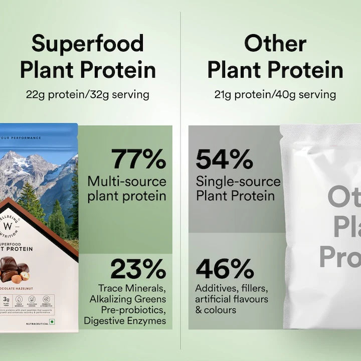Vegan Protein - Dark Chocolate Hazelnut (500 Gms)