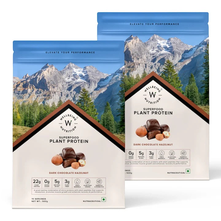 Vegan Protein - Dark Chocolate Hazelnut (500 Gms)