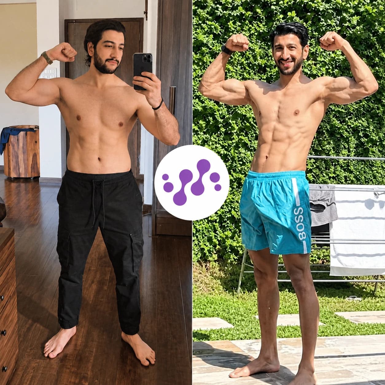 Ankit Hinduja, before and after the fitcru programme