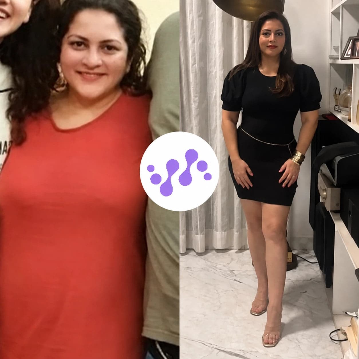 Nidhi Parmar, before and after the fitcru programme