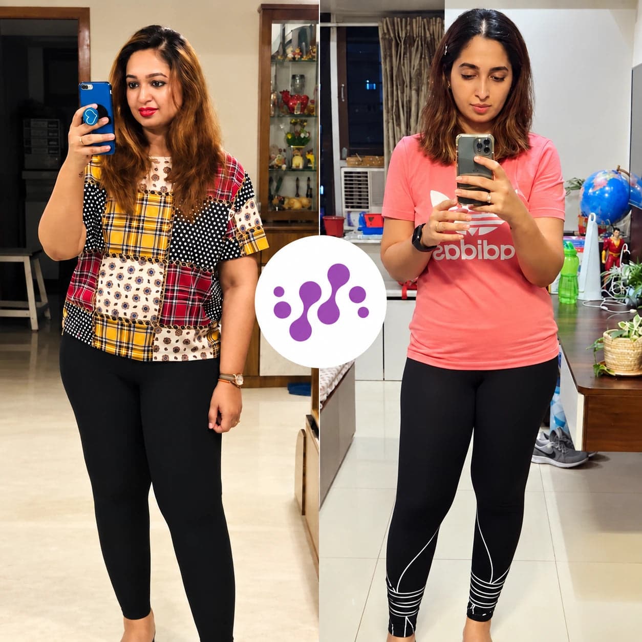 Sheetal Sohni, before and after the fitcru programme