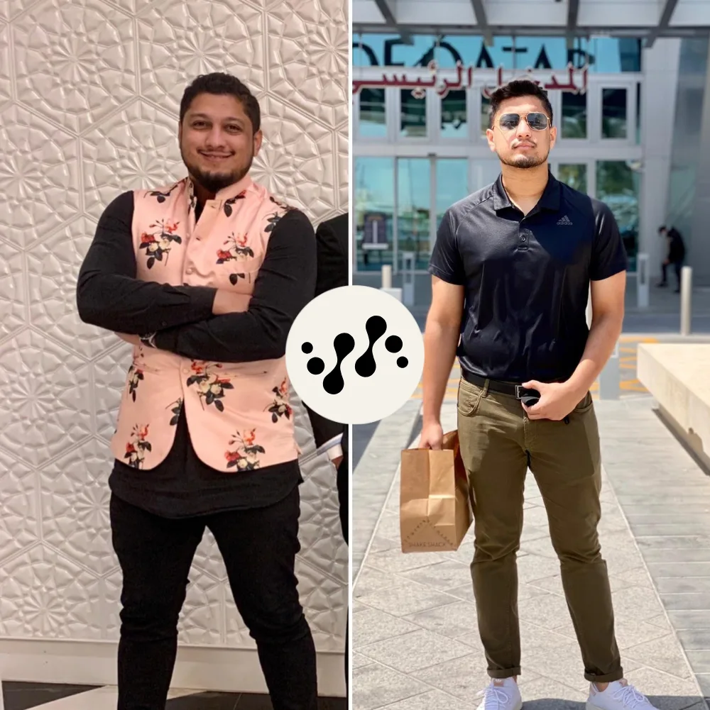 Mahera Hussain, before and after fitcru coaching