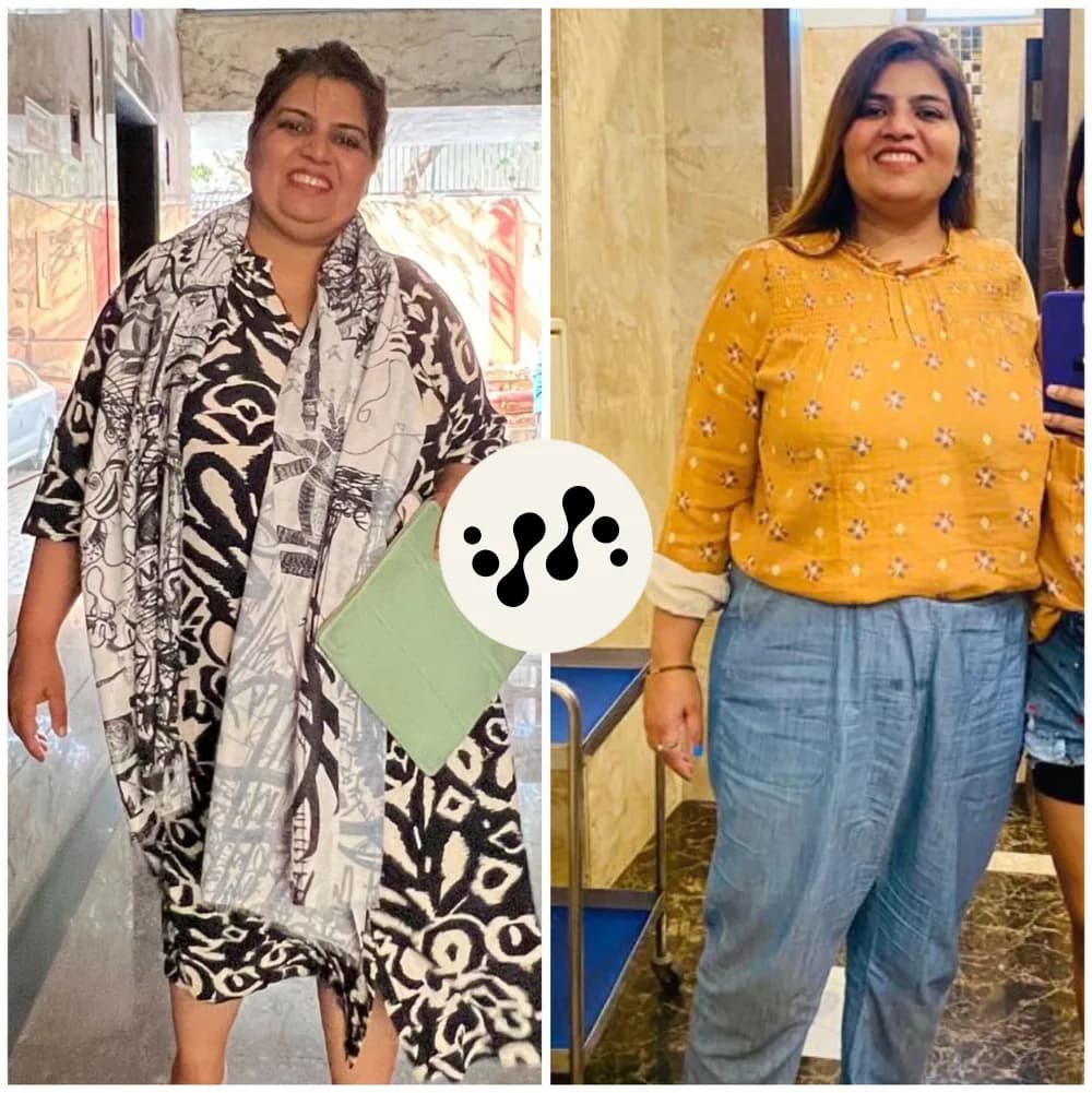 Rashi Morbia, before and after fitcru coaching