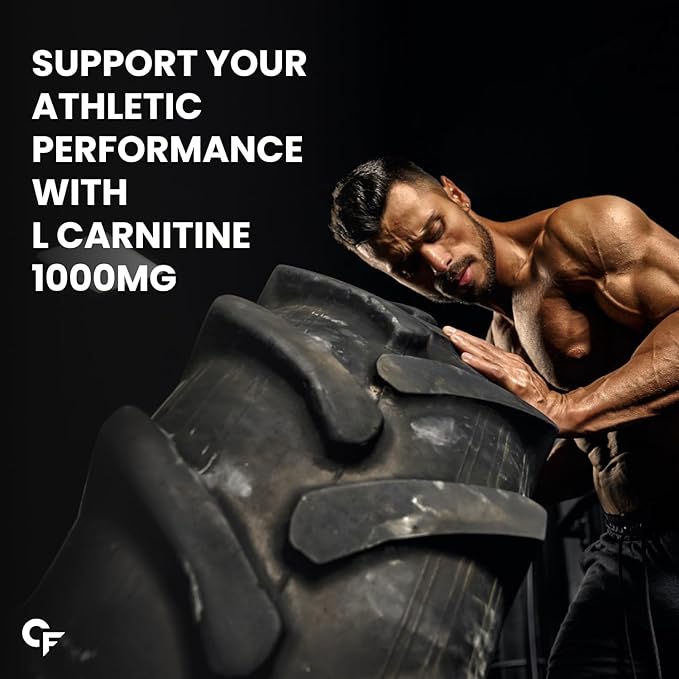 Carbamide Forte L Carnitine L Tartrate 1000mg Capsules for Men & Women | Pre Workout Supplement - 120 Veg Capsules