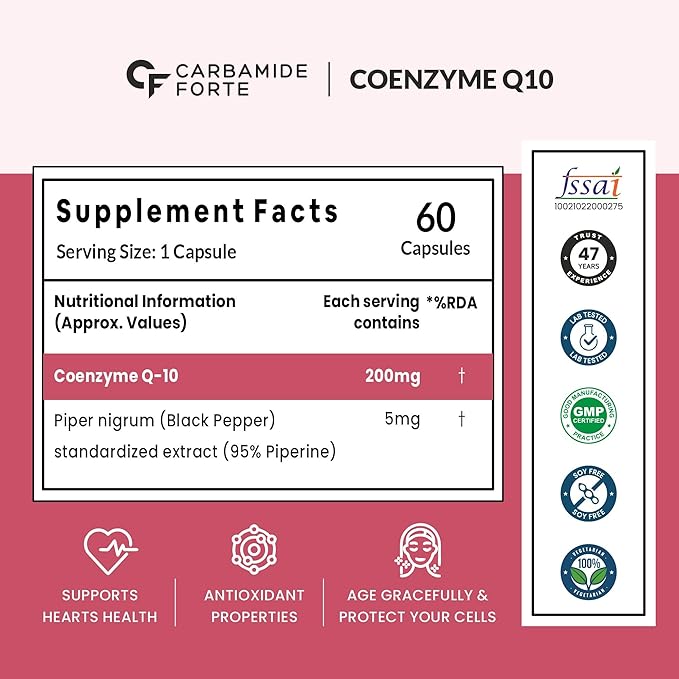 Carbamide Forte COENZYME Q10 200MG 60CAPS