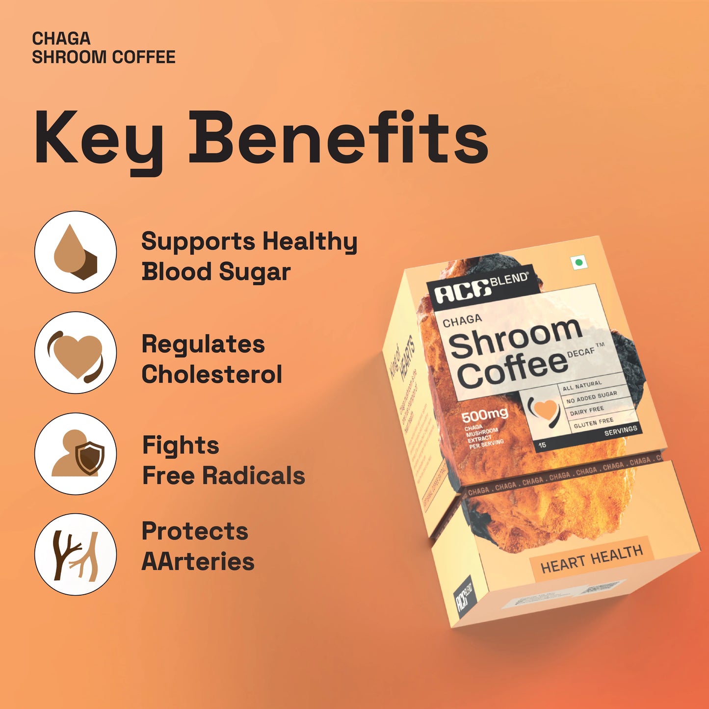 Chaga Shroom Coffee (Decaf)